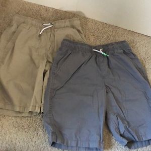 Two pairs of Cat & Jack drawstring shorts